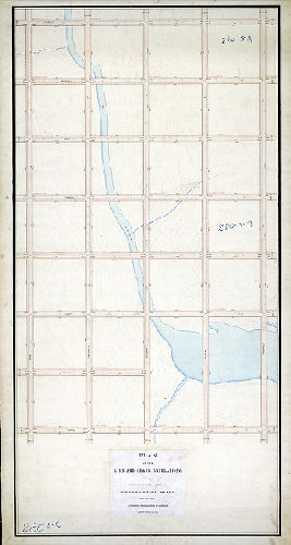 Plan (alternate image), Plan of the line and grade regulations of the Twenty-fifth Section of the Twenty-third Ward, Philadelphia [Resolution Dec. 13, 1873; no confirmation date]