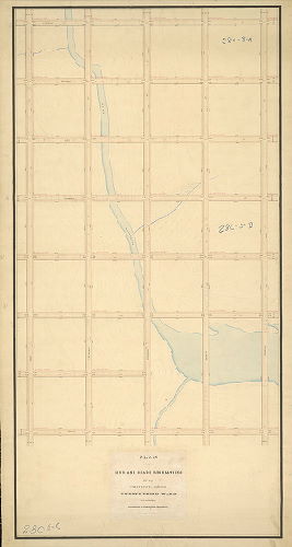 Plan, Plan of the line and grade regulations of the Twenty-fifth Section of the Twenty-third Ward, Philadelphia [Resolution Dec. 13, 1873; no confirmation date]