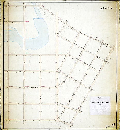 Plan (alternate image), Plan of the line and grade regulations of the Twenty-sixth Section, Twenty-third Ward Philadelphia [Resolution Dec. 13. 1873; no confirmation date]