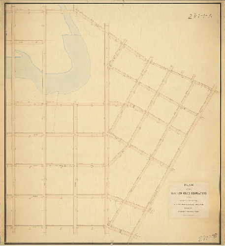 Plan, Plan of the line and grade regulations of the Twenty-sixth Section, Twenty-third Ward Philadelphia [Resolution Dec. 13. 1873; no confirmation date]