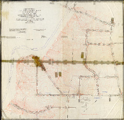 Plan (alternate image), A revision of the lines and grades of that portion of City Plan 284 lying westwardly from the Perkiomen Turnpike between Bell's Mill Road on the north and Chestnut Hill Avenue on the south. 22d Ward Philadelphia. [Ordinance Nov. 10, 1900; confirmed Dec. 5, 1904]