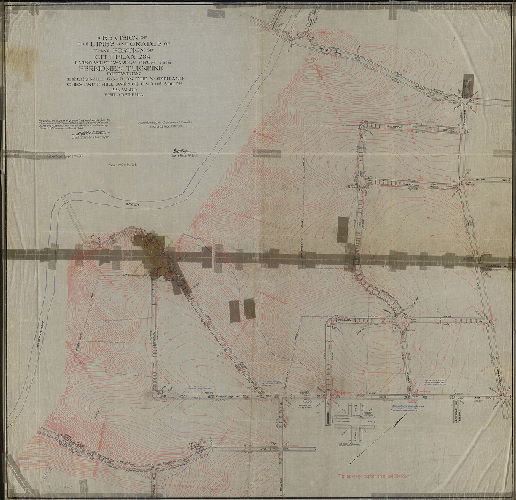 Plan, A revision of the lines and grades of that portion of City Plan 284 lying westwardly from the Perkiomen Turnpike between Bell's Mill Road on the north and Chestnut Hill Avenue on the south. 22d Ward Philadelphia. [Ordinance Nov. 10, 1900; confirmed Dec. 5, 1904]