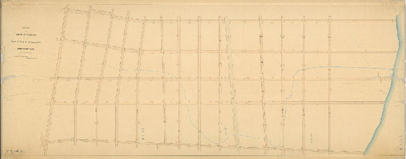 Plan, Plan of the survey and regulation of the Twenty-ninth Section of the Twenty-third Ward, City of Philadelphia [Resolution October 21, 1872; no confirmation date noted]
