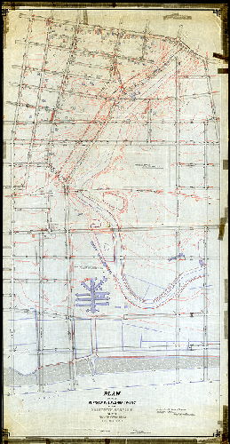 Plan, Plan of the revision of lines and grades on the Thirtieth Section of the Twenty-third Ward Philadelphia [Ordinances March 29, 1887 and March 27, 1888; confirmed Dec. 7, 1891]