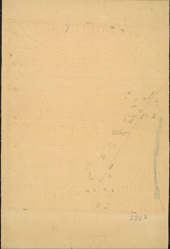 Plan, [No title. Topography and buildings along Ridge Ave. from Ship Lane (Port Royal Ave.) to City Ave. 295-02_MTD and 295-03_MTD are contiguous]