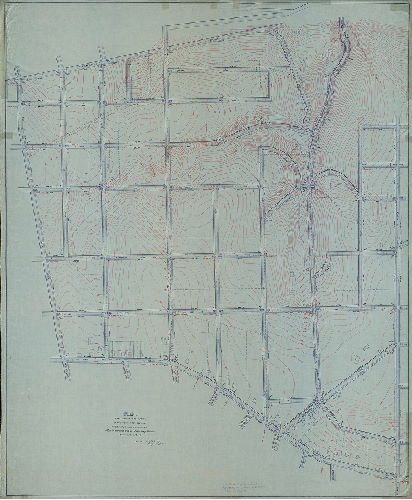 Plan, Plan of the survey and regulation of the Twenty-first Section, Twenty-first Ward, Philadelphia. [Ordinance April 5, 1876; Summit Ave. confirmed April 3, 1916; copy of plan made ca. 1900]