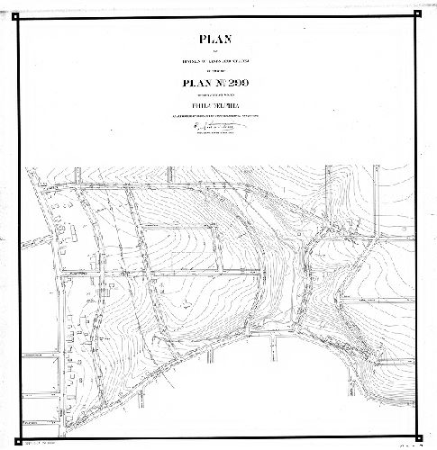 Plan, Plan of revision of lines and grades of part of Plan No. 299, Twenty-first Ward, Philadelphia [Ordinance Nov. 28, 1891; no confirmation date] 