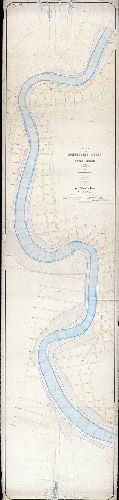 Plan, Plan of the Schuylkill River below South Street showing low water line and street connections [and] Port Wardens Lines on the Schuylkill River [Ordinance Dec. 19, 1877; approved by the United States Advisory Board of the Philadelphia Harbor Commission Oct. 15, 1883; confirmed by Board of Surveyors Oct.15,1883 and by Councils ordinance March 8,1884] 