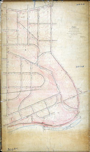 Plan, Plan of the survey and regulation of the Twenty-third Section. Twenty-First Ward Philadelphia [Ordinance April 5, 1876; no confirmation date]