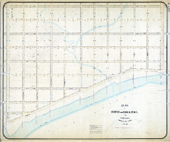 Plan (alternate image), Plan of survey and regulation of the Ninth Section, Twenty-sixth Ward Philadelphia [Resolution Jan. 7, 1878; not confirmed]