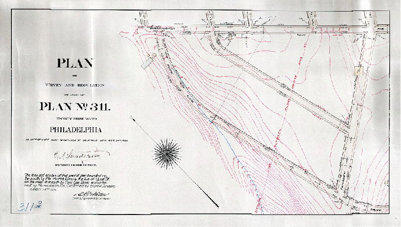 Plan, Plan of survey and regulation of part of Plan No. 311, Twenty-first Ward, Philadelphia [Ordinance Oct. 24, 1900; confirmed March 4, 1901]
