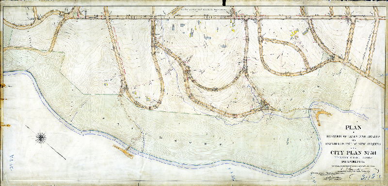 Plan (alternate image), Plan of revision of lines and grades and establishment of new streets upon City Plan No. 311, Twenty-first Ward, Philadelphia [Ordinance April 27, 1914; confirmed Nov. 16, 1914] 