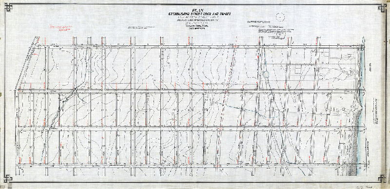 Plan, Plan establishing street lines and grades also revising street lines (on a section of Outline Plan 193) in a portion of Twenty-third Ward Philadelphia [Ordinance April 3, 1888; confirmed Aug. 20, 1888 and Jan. 20, 1902]