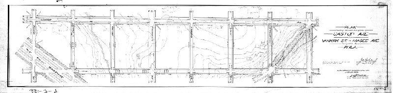 Plan, Plan revising the lines and grades of Castor Ave. from Vankirk St. to Magee Ave., Thirty-fifth Ward, Phila. [Ordinance Nov. 4, 1908; survey returned May 21, 1909; confirmed June 28, 1909]