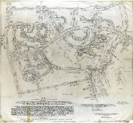 Plan (alternate image), Plan placing upon that portion of City Plan No. 379 bounded by Academy Road, Red Lion Road, East Keswick Road, Morrell Avenue, drainage right-of-way along the line of Byberry Creek, the line of Avalon Street extended and Avalon Street [numerous streets] and rights of way for drainage and water pipe purposes, and certain areas to be dedicated for public purposes, pursuant to Section 11-402 of the Philadelphia Code, 58th Ward, Philadelphia [Ordinance Nov. 3, 1960; approved by City Planning Commission Nov. 29, 1960; confirmed April 3 and May 15, 1961]