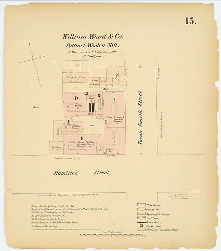 William Wood & Co. Cotton & Woolen Mill, Hexamer General Surveys, Volume 1