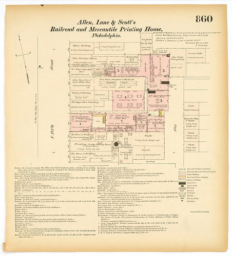Allen, Lane & Scott's Railroad and Mercantile Printing House, Hexamer General Surveys, Volume 10