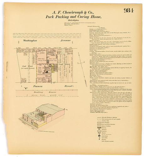 A.F. Chesebrough & Co. Pork Packing and Curing House, Hexamer General Surveys, Volume 11