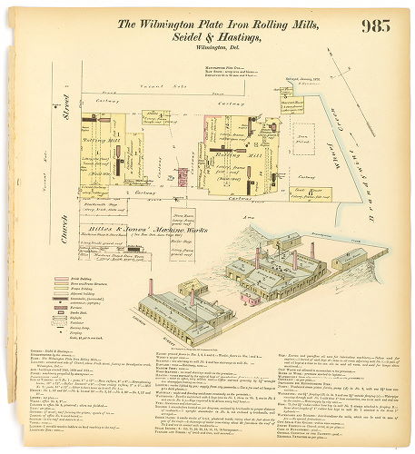 Wilmington Plate Iron Rolling Mills, Hexamer General Surveys, Volume 11