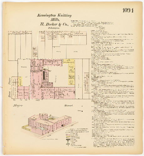 Kensington Knitting Mills, Hexamer General Surveys, Volume 12