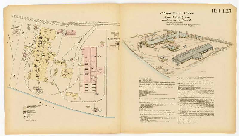 Schuylkill Iron Works, Hexamer General Surveys, Volume 12