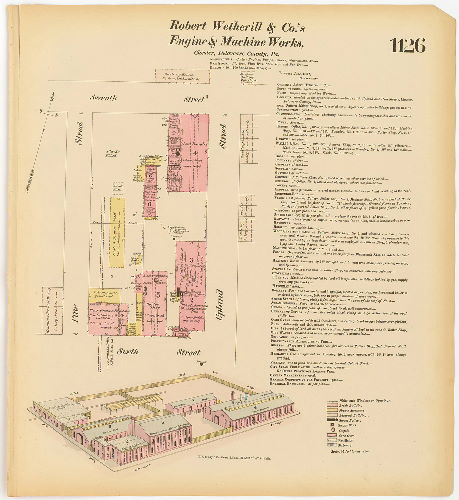 Wetherill, Robert & Co.'s Engineer & Machine Works , Hexamer General Surveys, Volume 12