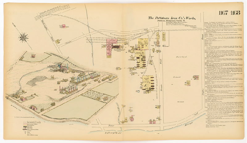 Pottstown Iron Co.'s Works, Hexamer General Surveys, Volume 13