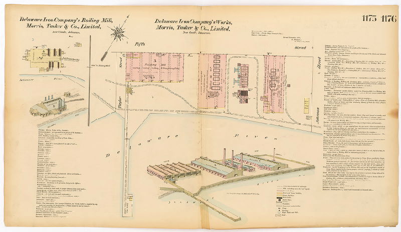 Delaware Iron Co.'s Works, Hexamer General Surveys, Volume 13