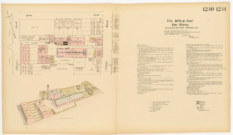 Mills, William & Sons' Dye Works, Hexamer General Surveys, Volume 13