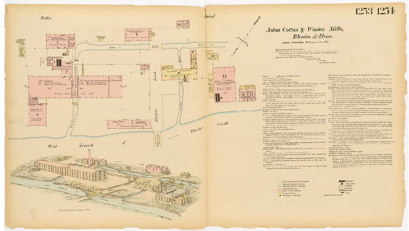 Aston Cotton & Woolen Mills, Hexamer General Surveys, Volume 13