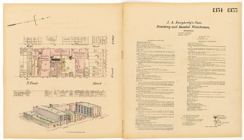 Dougherty's, J. A. Sons Distillery and Bonded Warehouses, Hexamer General Surveys, Volume 14