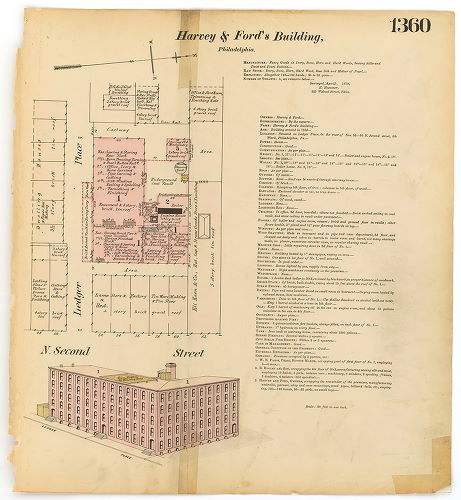 Harvey & Ford's Building, Hexamer General Surveys, Volume 15