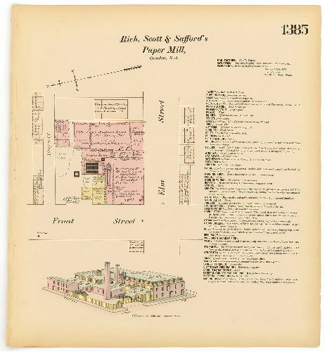 Rich, Scott & Safford's Paper Mill, Hexamer General Surveys, Volume 15