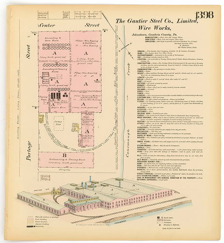 Gautier Steel Co. Ltd. Wire Works, Hexamer General Surveys, Volume 15