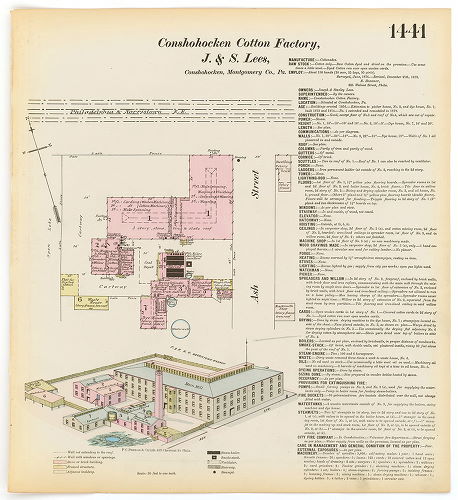 Conshohocken Cotton Factory, Hexamer General Surveys, Volume 15