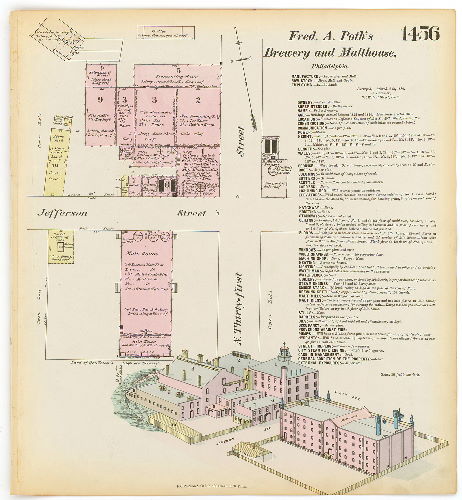 Fred A. Poth's Brewery and Malthouse, Hexamer General Surveys, Volume 16