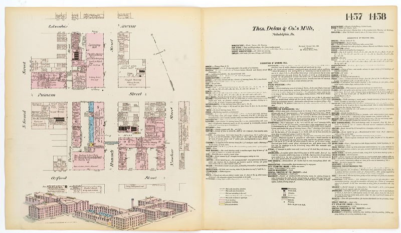 Thomas Dolan & Co.'s Mills - Spinning Mill; Thomas Dolan & Co.'s Mills - Weaving Mill, Hexamer General Surveys, Volume 16
