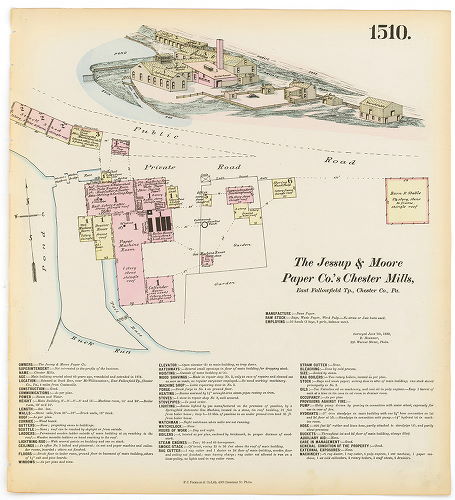 Jessup & Moore Paper Co.'s Chester Mills, Hexamer General Surveys, Volume 16