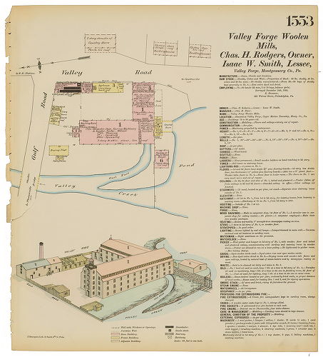 Valley Forge Wollen Mills, Hexamer General Surveys, Volume 16