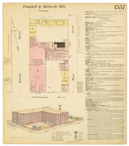 Campbell & Rickard's Mill, Hexamer General Surveys, Volume 17