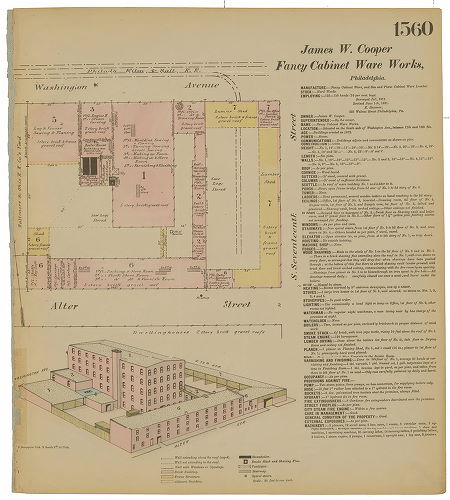 James W. Cooper Fancy Cabinet Ware Works, Hexamer General Surveys, Volume 17