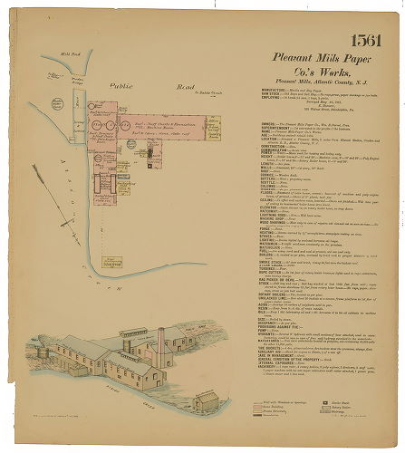 Pleasant Mills Paper Co.'s Works, Hexamer General Surveys, Volume 17