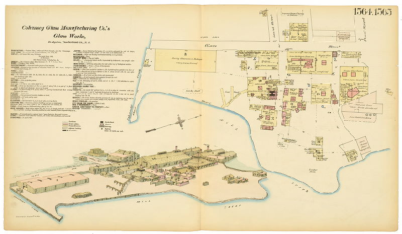 Cohansey Glass Manufacturing Co.'s Glass Works, Hexamer General Surveys, Volume 17