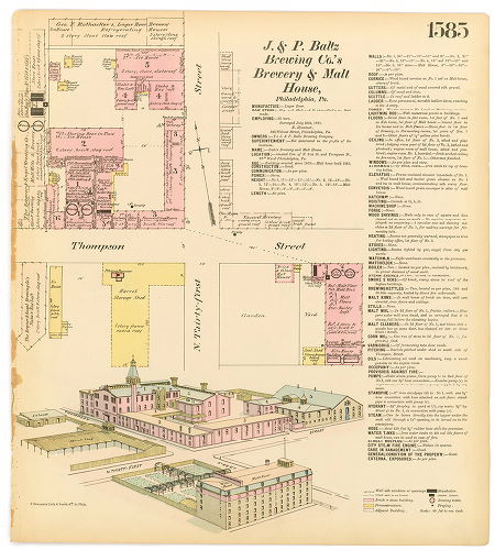Baltz Brewing Co. Brewery & Malt House, Hexamer General Surveys, Volume 17