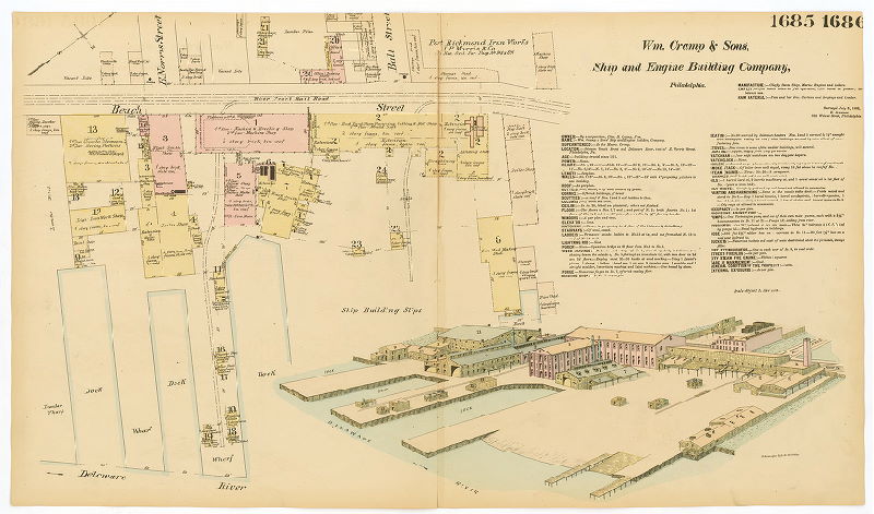 William Cramp & Sons' Ship and Engine Building Co., Hexamer General Surveys, Volume 18