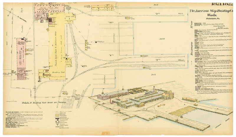 American Ship Building Co.'s Works, Hexamer General Surveys, Volume 19