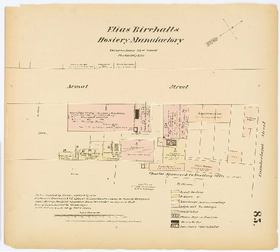 Elias Birchall's Hosiery Manufactury, Hexamer General Surveys, Volume 2