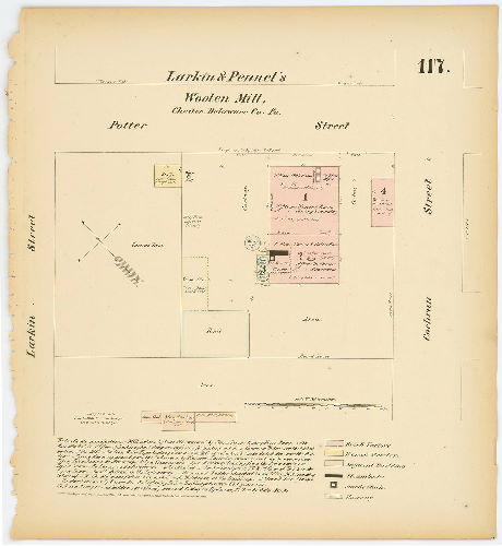 Larkin & Pennel's Woolen Mill, Hexamer General Surveys, Volume 2