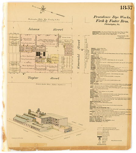 Providence Dye Works, Firth and Foster Bros., Hexamer General Surveys, Volume 20