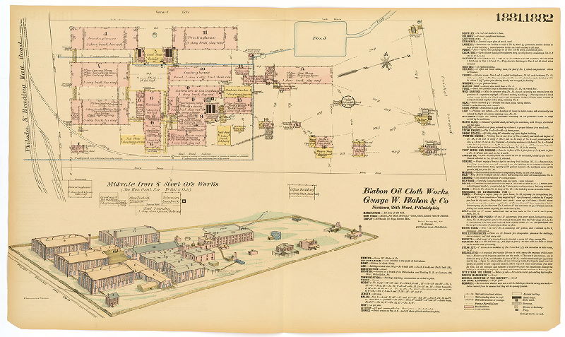 George W. Blabon & Co., Blabon Oil Cloth Works, Hexamer General Surveys, Volume 20